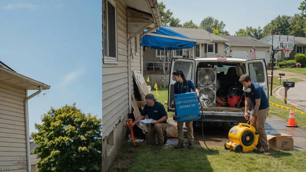 Ceiling Leak Cleanup in Versailles, OH near me