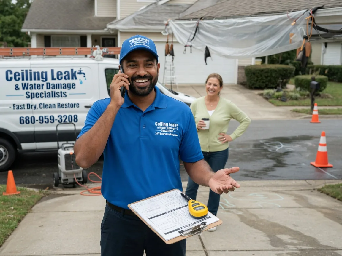 Ceiling Leak Cleanup Versailles, OH FAQs